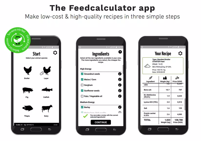 Feed Calculator for livestock ဖန်သားပြင်ဓာတ်ပုံ 1