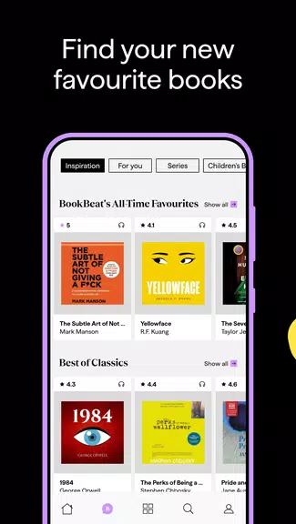 BookBeat Audiobooks & E-books Tangkapan skrin 3