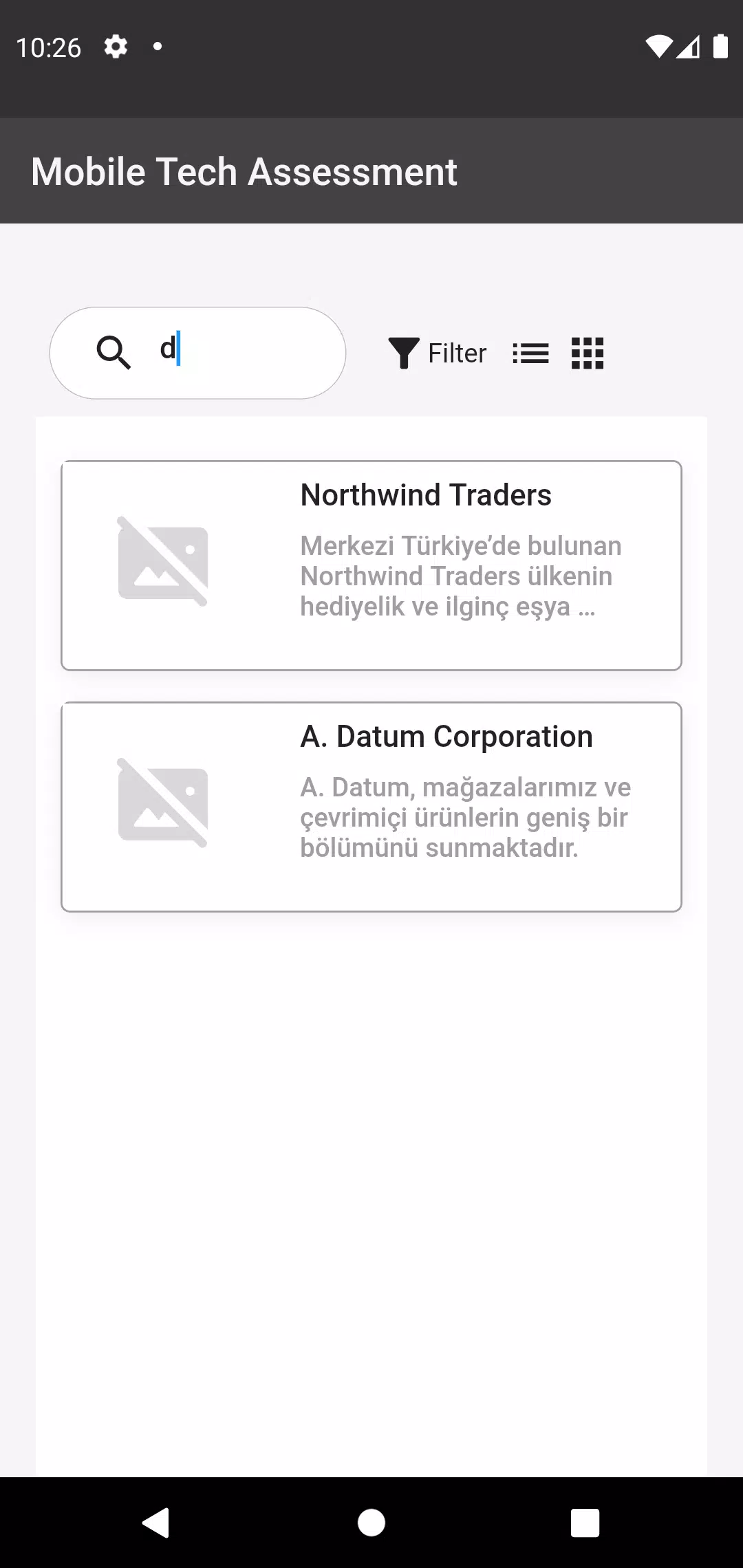 Flutter Tech Assessment Ekran Görüntüsü 2