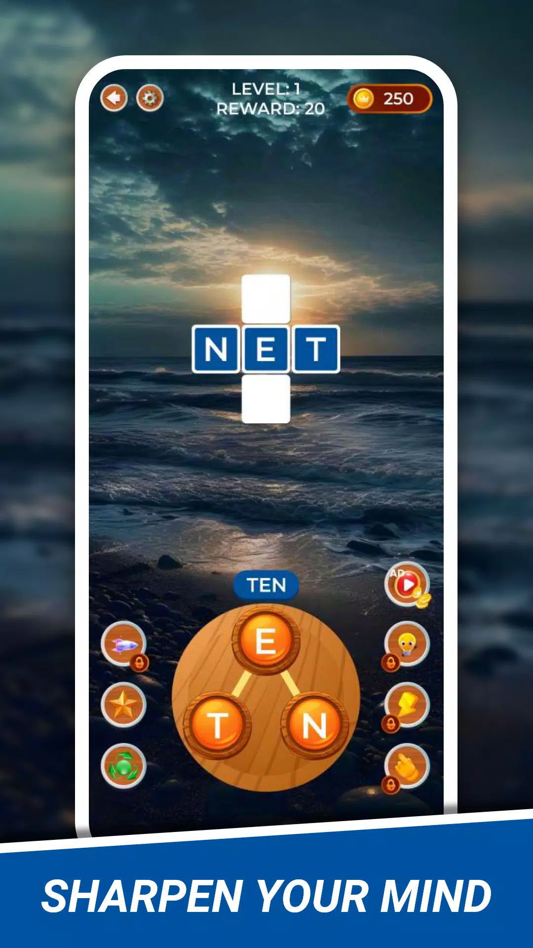 Word Connect Crossword Puzzle स्क्रीनशॉट 1