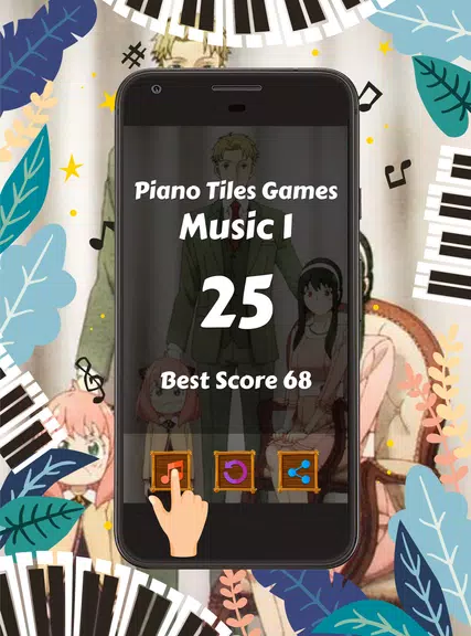Piano Tiles Anime Spy X Family应用截图第3张