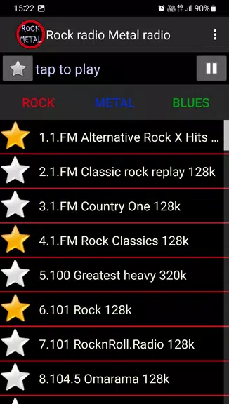 Rock + Metal radio Tangkapan skrin 1