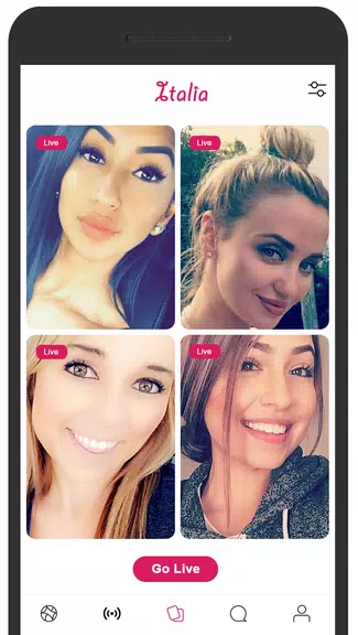 Italian Chat & Italy Dating Ekran Görüntüsü 3