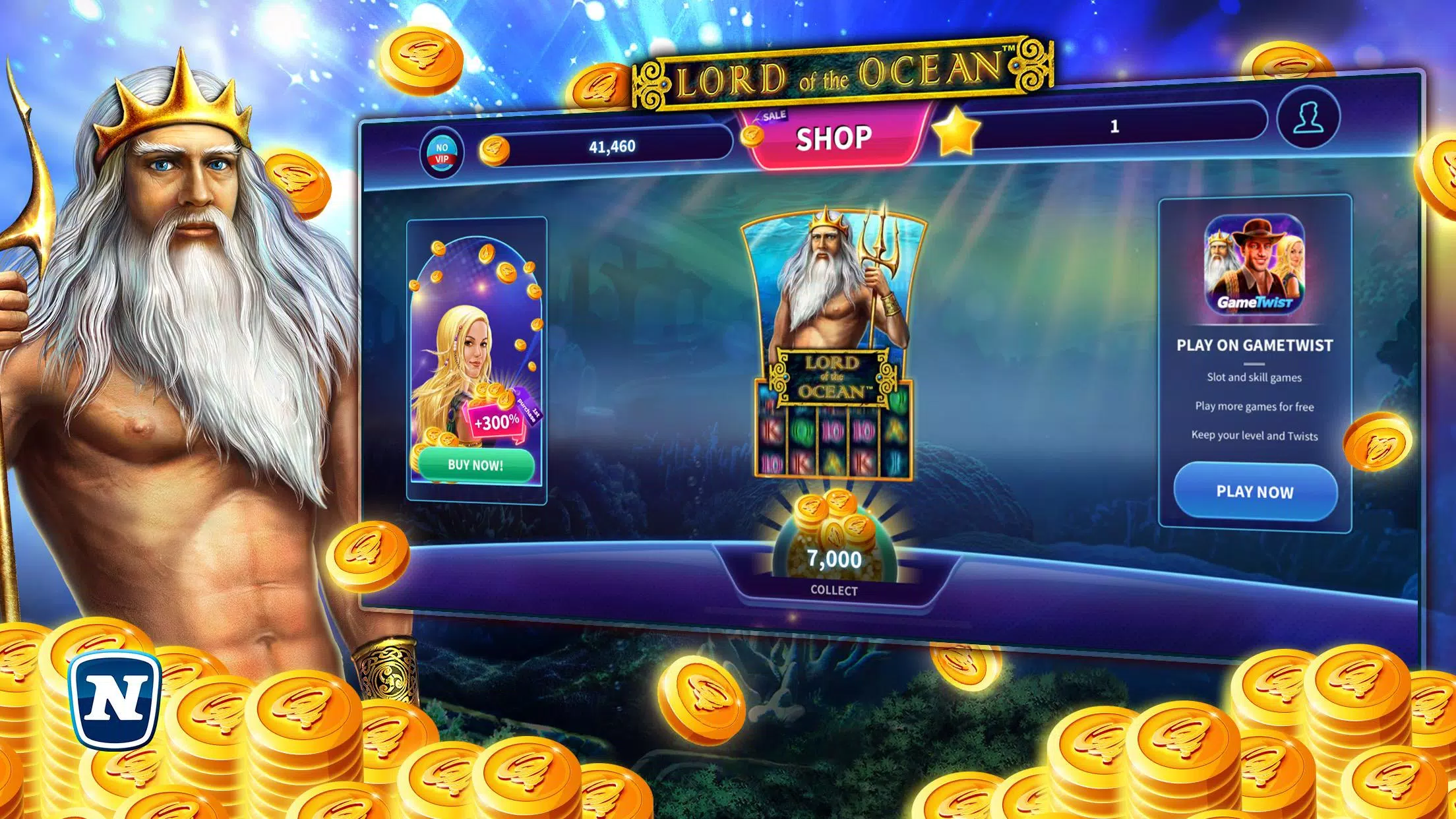 Lord of the Ocean™ Slot स्क्रीनशॉट 2