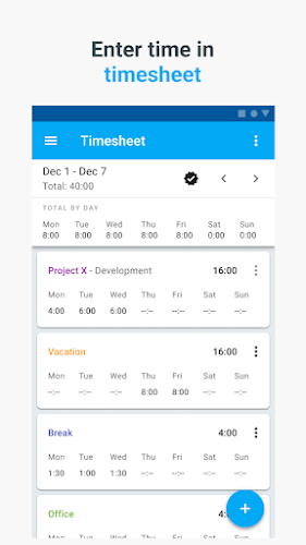 Schermata Clockify — Time Tracker 4