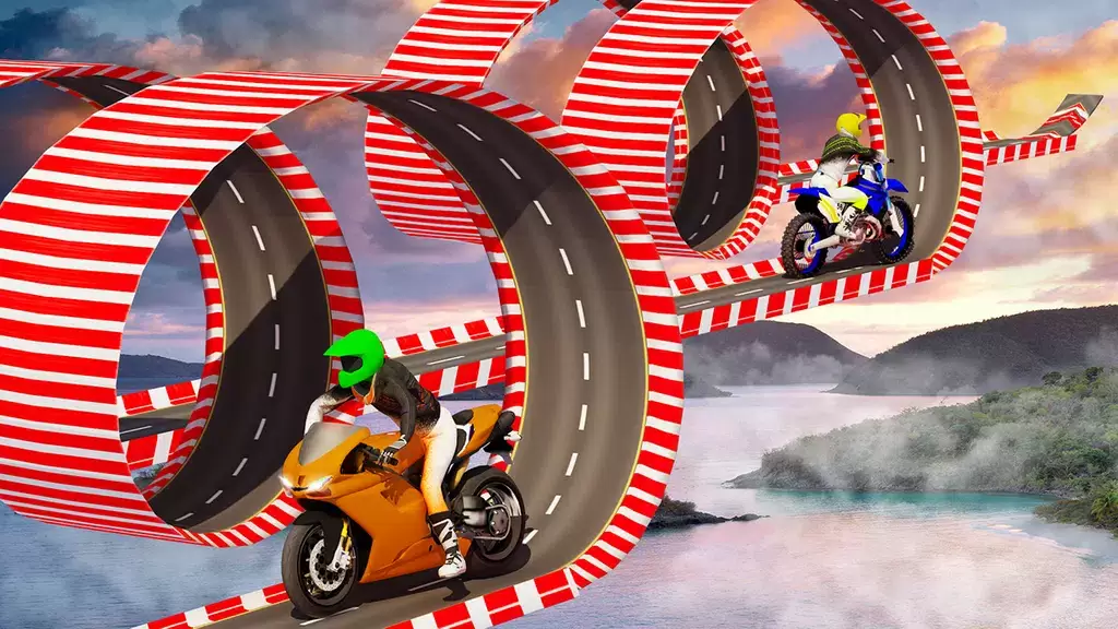 Stunt Bike Race Moto Drive 3D स्क्रीनशॉट 3