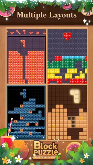 Blockrealm: Wood Block Puzzle Tangkapan skrin 3