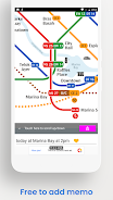 Singapore MRT Metro Map ဖန်သားပြင်ဓာတ်ပုံ 4