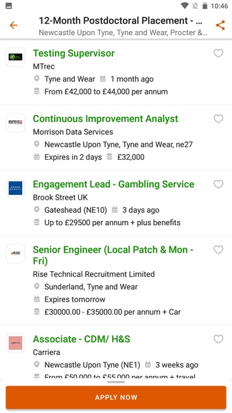 Totaljobs - UK Job Search App スクリーンショット 1