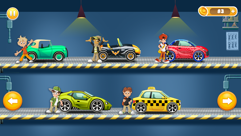 Uphill Races Car Game For Boys स्क्रीनशॉट 4