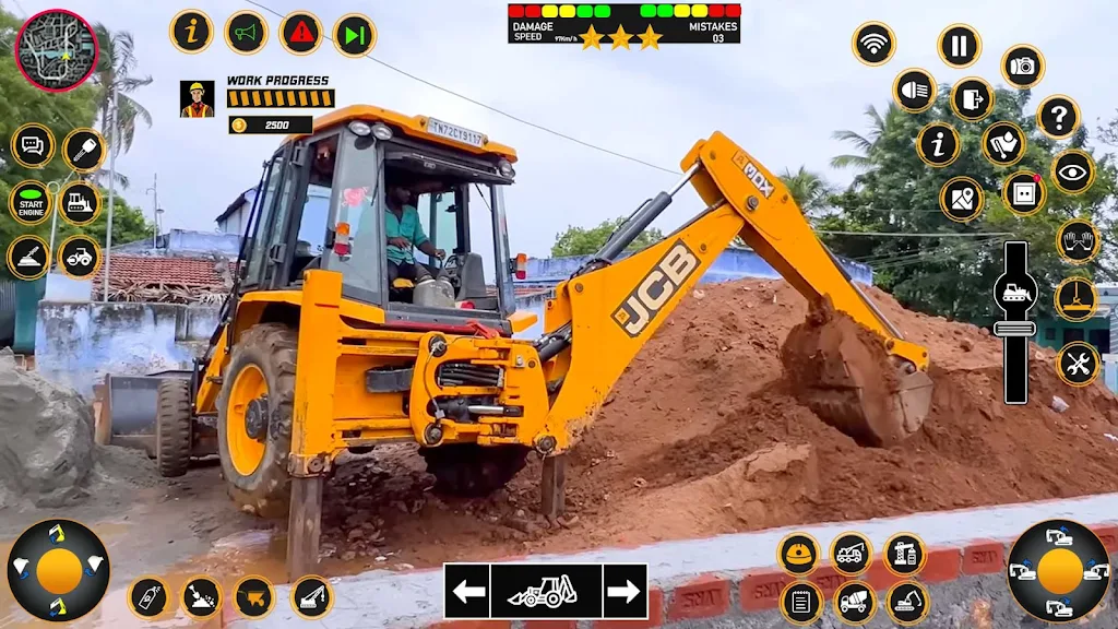 Snow Excavator Game: JCB Games Captura de tela 3