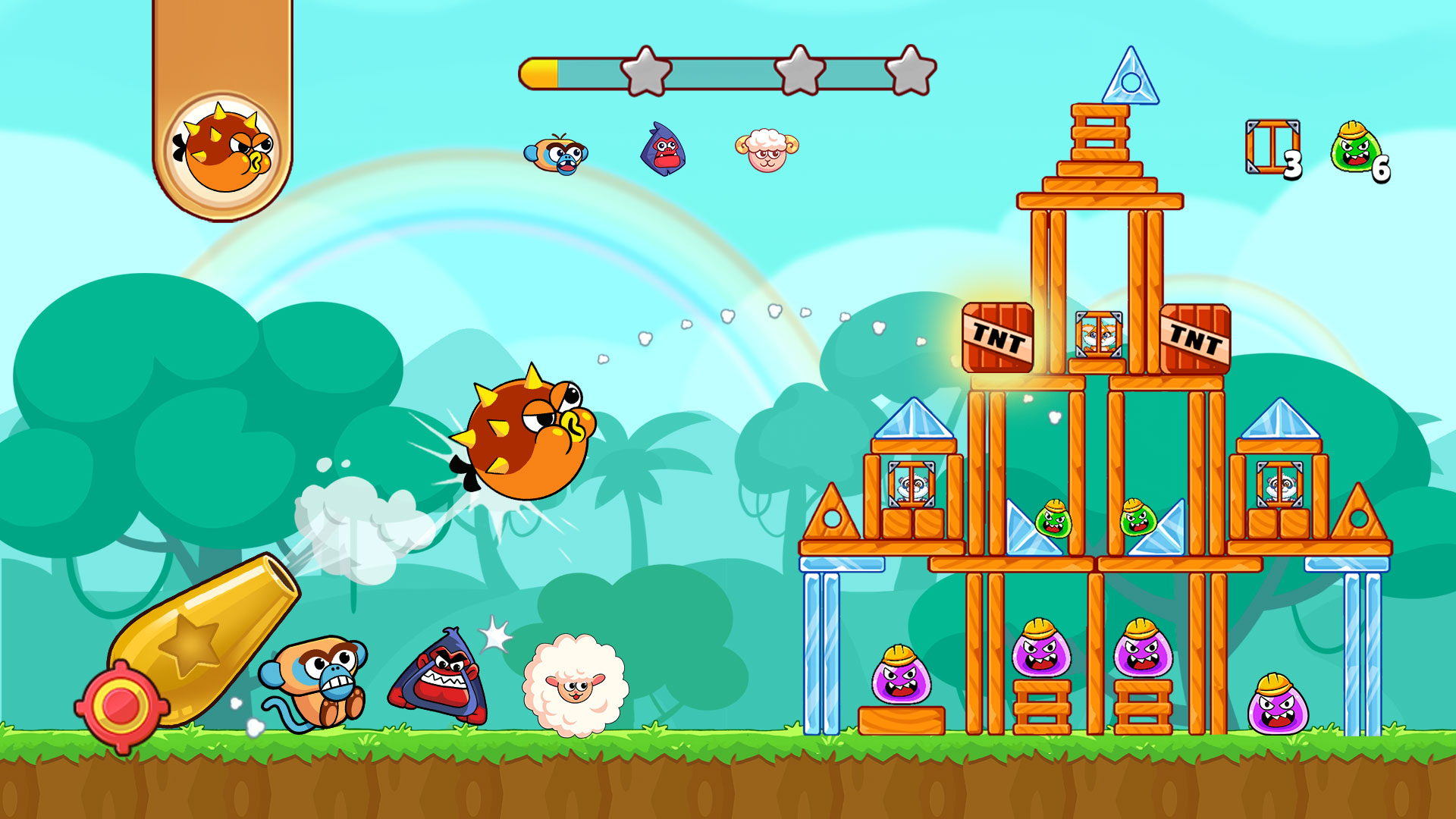 Jungle Squad: Cannon Shooter Screenshot 3