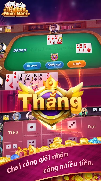 Tien Len Tiến Lên Miền Nam Online Ekran Görüntüsü 2