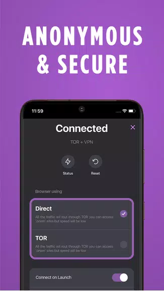 TOR Browser: OrNET Onion Web स्क्रीनशॉट 3