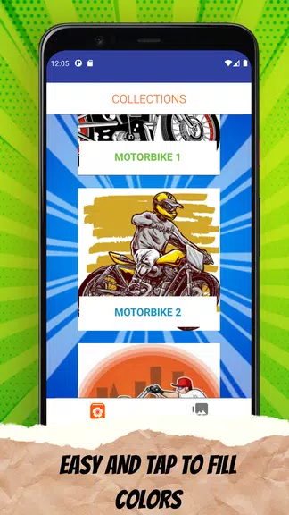 MotorBike Coloring Page應用截圖第2張