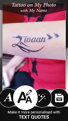 Tattoo Name On My Photo Editor Tangkapan skrin 1