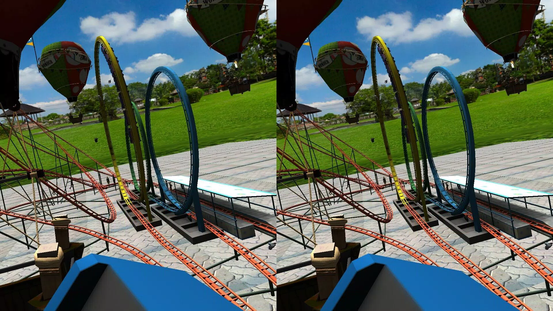 Schermata Roller Coaster Park: Fun Games 3