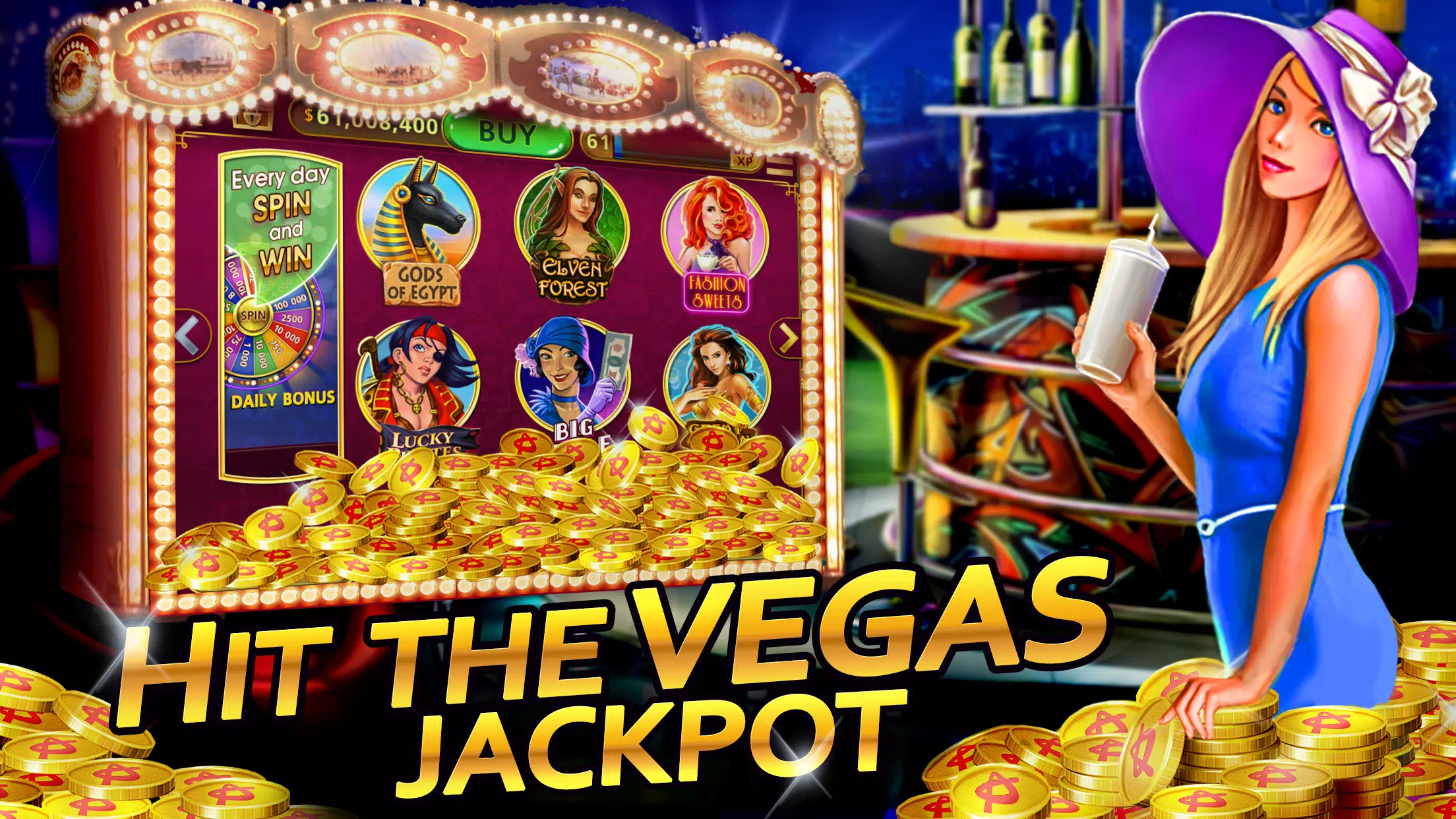 Vegas Casino - Slot Machines ဖန်သားပြင်ဓာတ်ပုံ 1