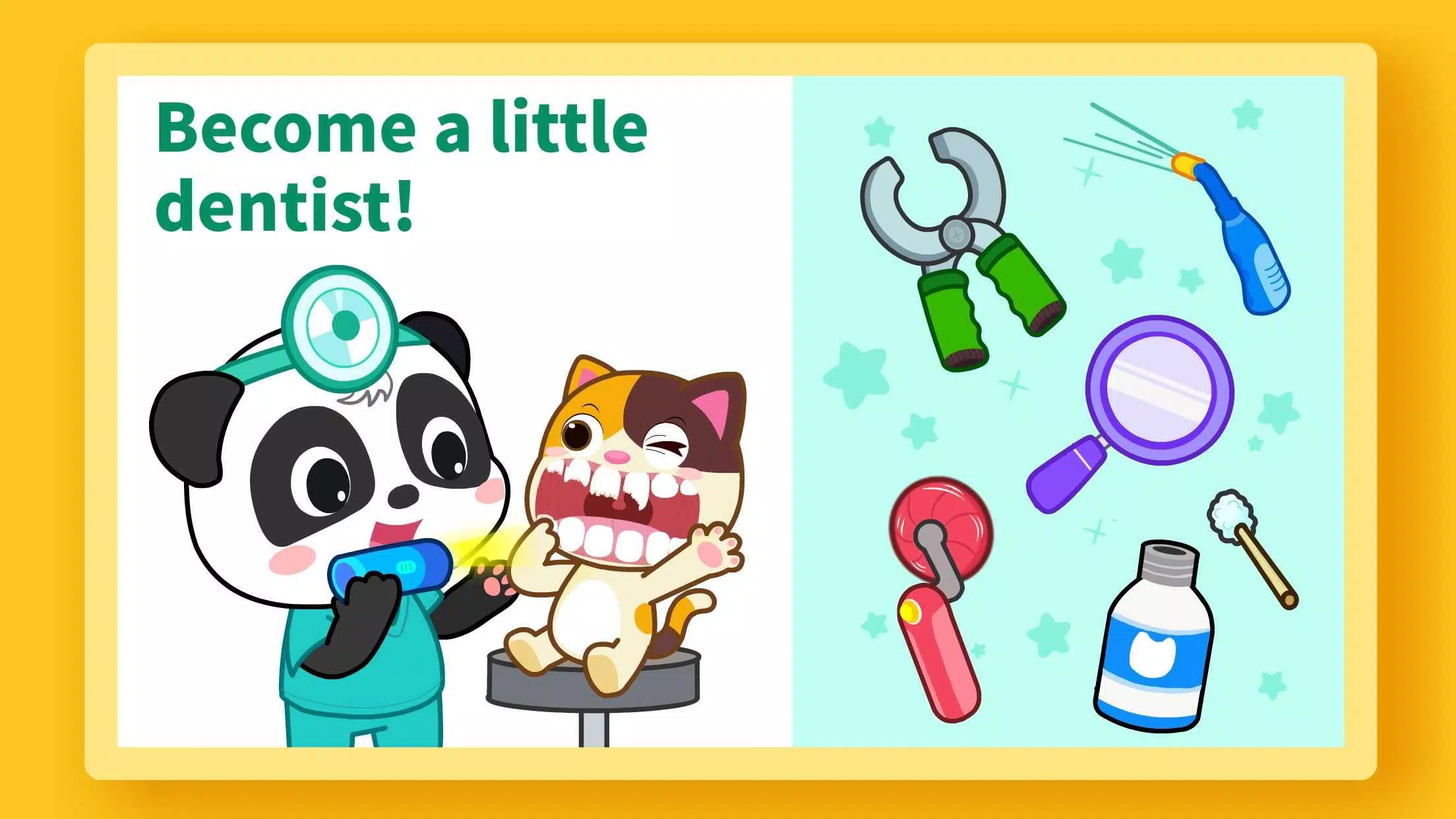 Bebê Panda: cuidado dental Captura de tela 4