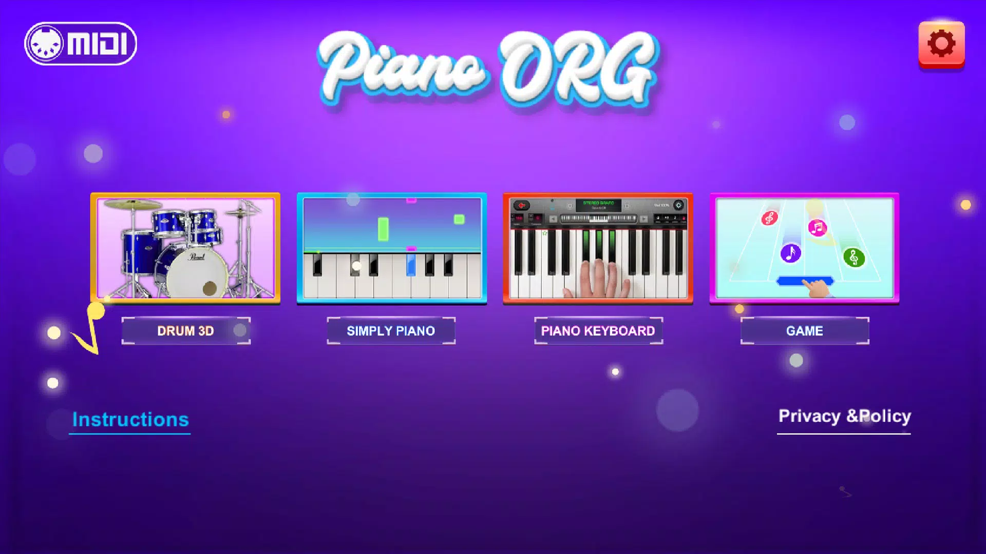 Piano ORG Ảnh chụp màn hình 4