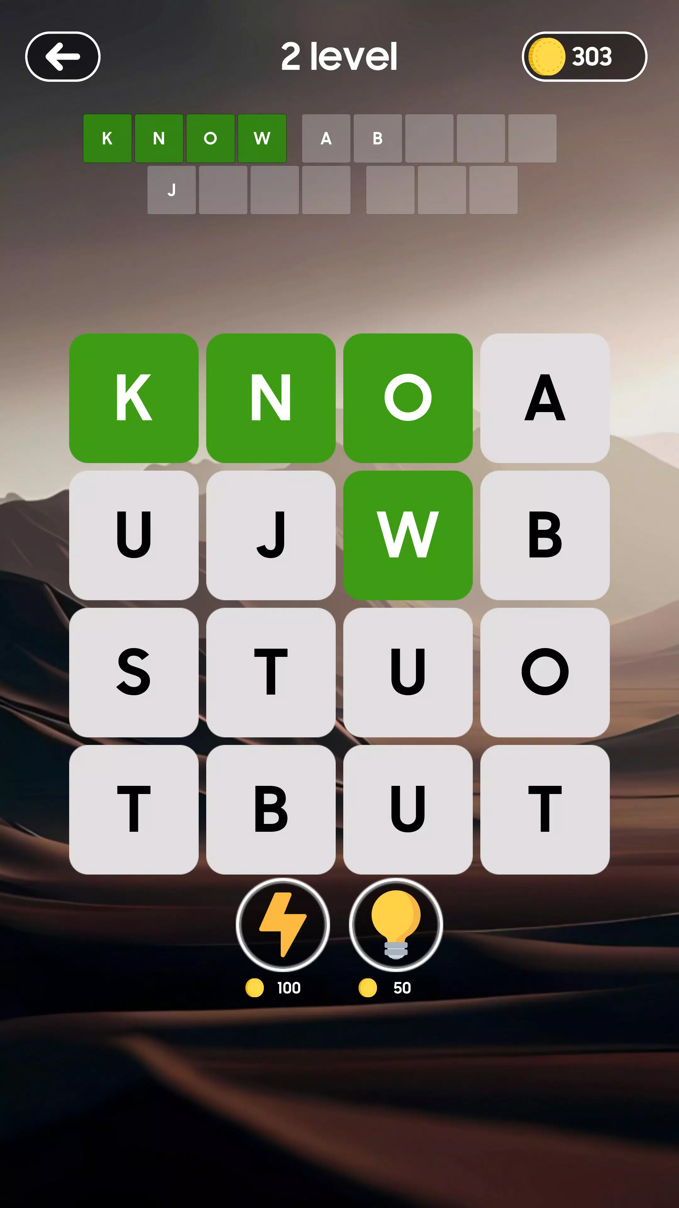 Fillwords - Crossword game Screenshot 1