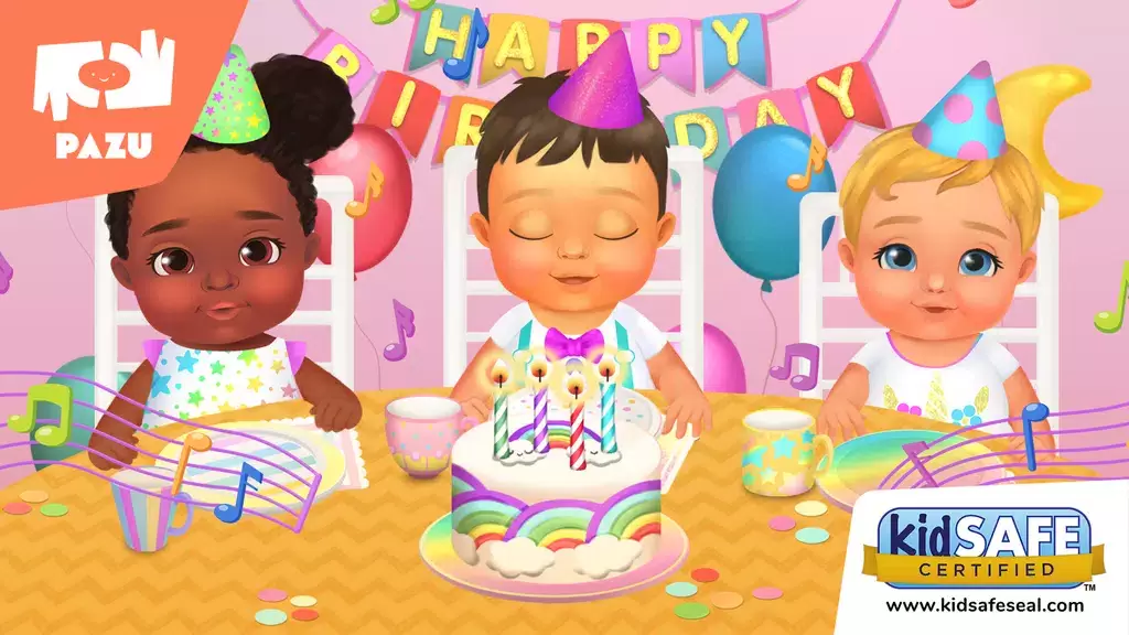 Baby Birthday Maker Game スクリーンショット 1