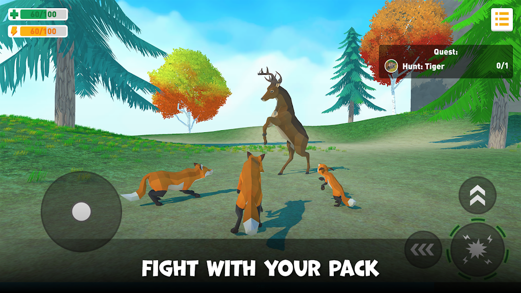 Fox Family Simulator ภาพหน้าจอ 1