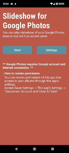 Slideshow for Google Photos Screenshot 1