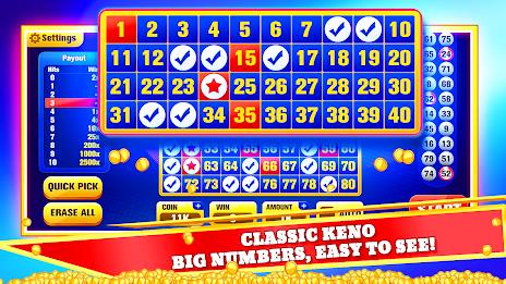 Keno Games Casino Fun स्क्रीनशॉट 2