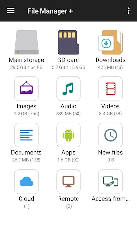 File Manager ภาพหน้าจอ 1