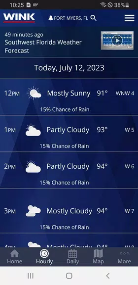 WINK Weather Captura de pantalla 3