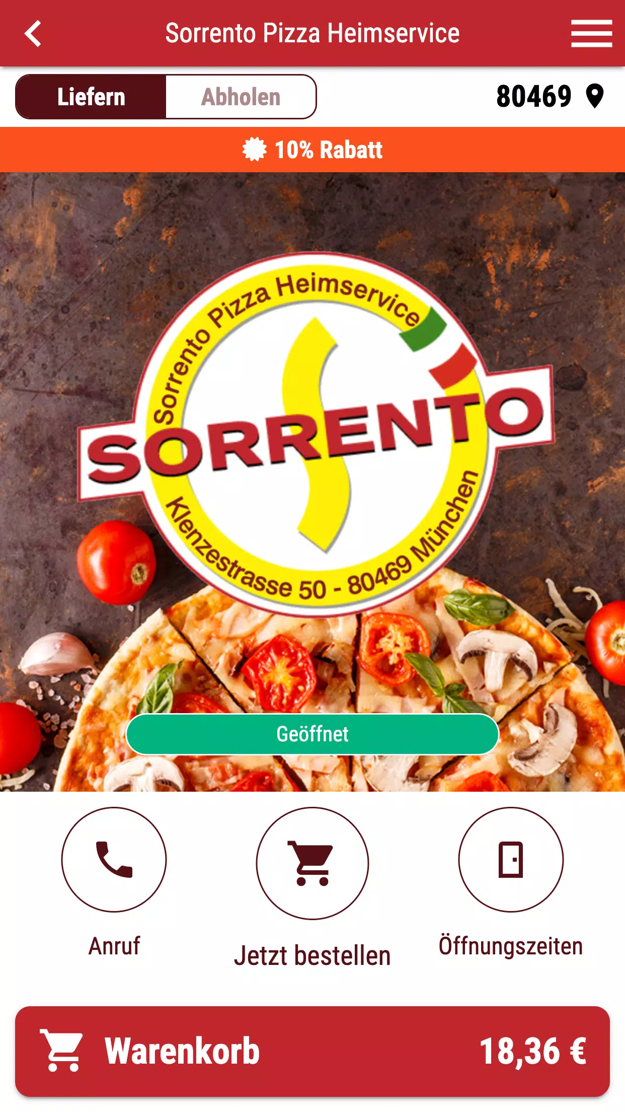 Sorrento Pizza Heimservice স্ক্রিনশট 1