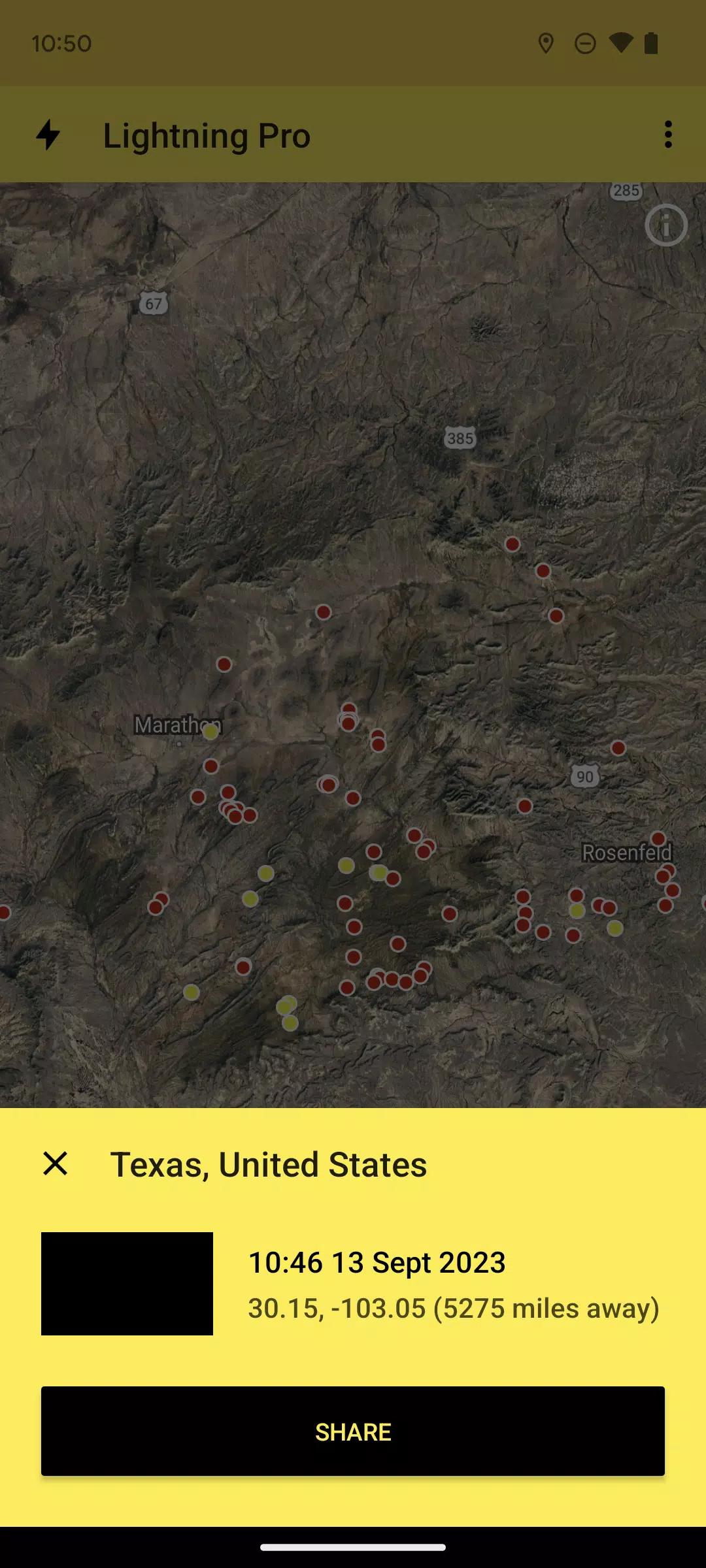 My Lightning Tracker Скриншот 1