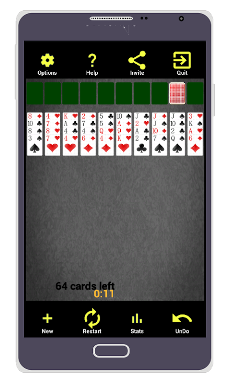 Free Solitaire - Forty Thieves Screenshot 2