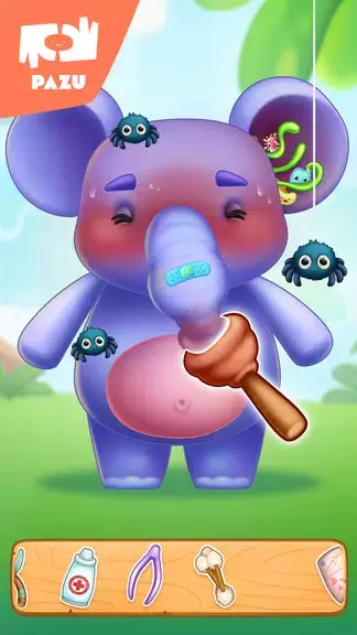 Jungle Animal Kids Care Games Screenshot 4