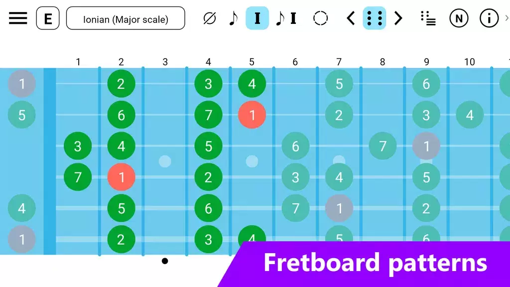 Guitar Fretboard: Scales স্ক্রিনশট 2