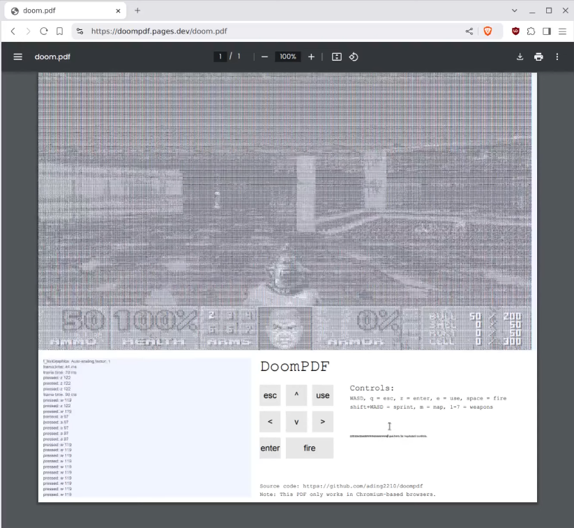 Doom Now Playable in PDF: Toasters Out!