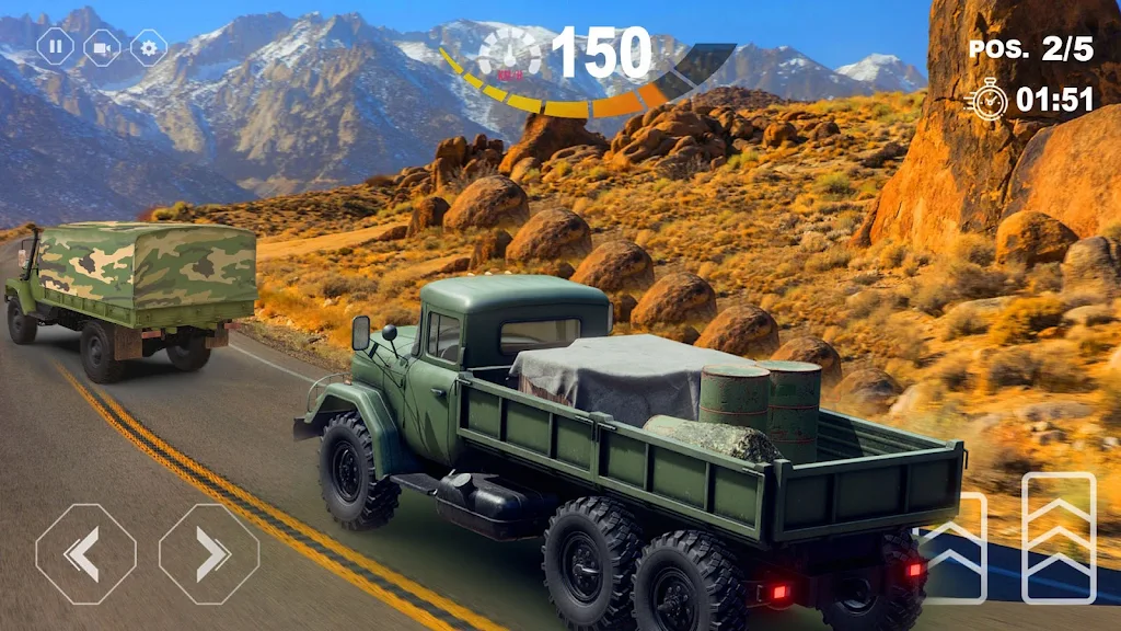 Army Truck Game - Racing Games Captura de tela 4