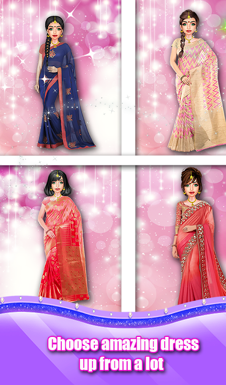 Indian Wedding Saree Designs Captura de pantalla 3