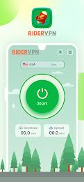 Rider VPN-betternet proxy ဖန်သားပြင်ဓာတ်ပုံ 1