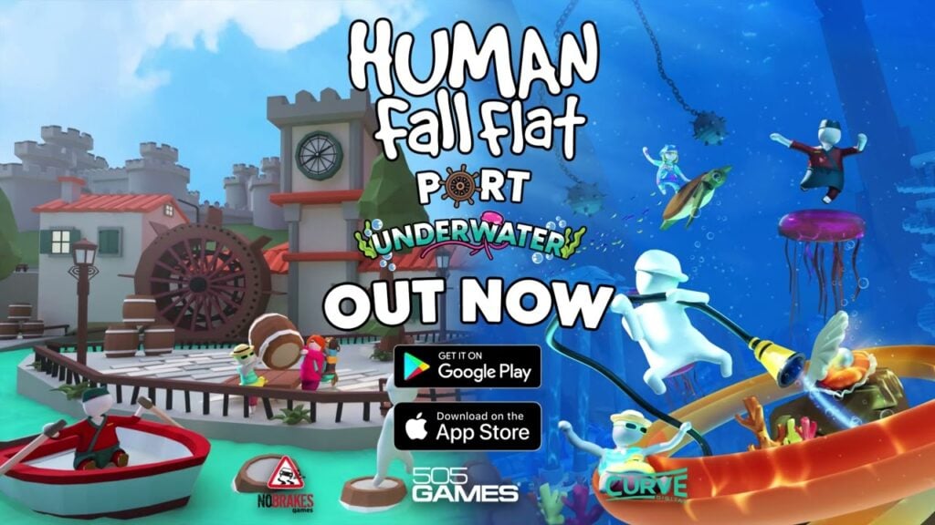 A última aventura de Human Fall Flat: dois níveis caídos