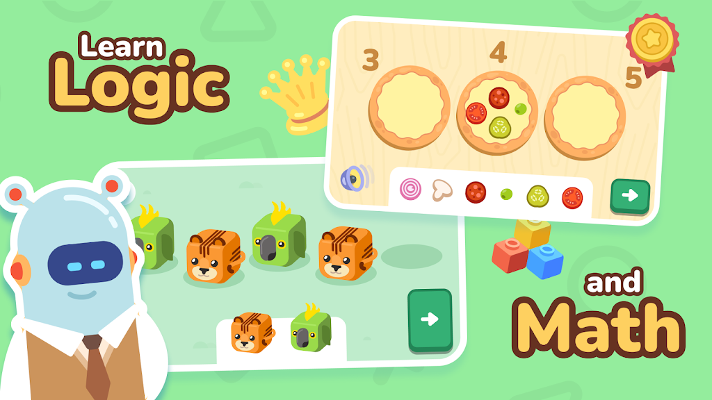 LogicLike Развивающие игры 4-8 Скриншот 2