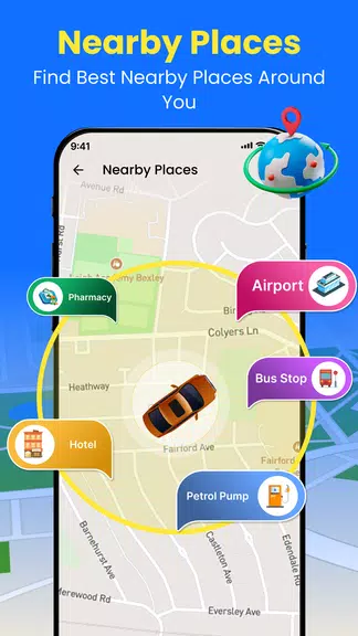 GPS Earth Maps Live Navigation Ảnh chụp màn hình 3