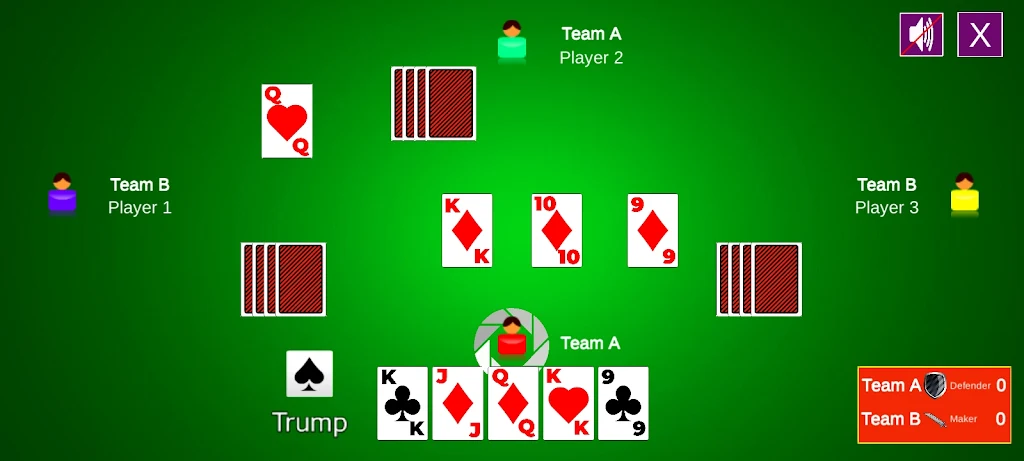 Euchre anytime Screenshot 3