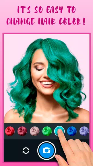 Hair Color Changer Tangkapan skrin 2