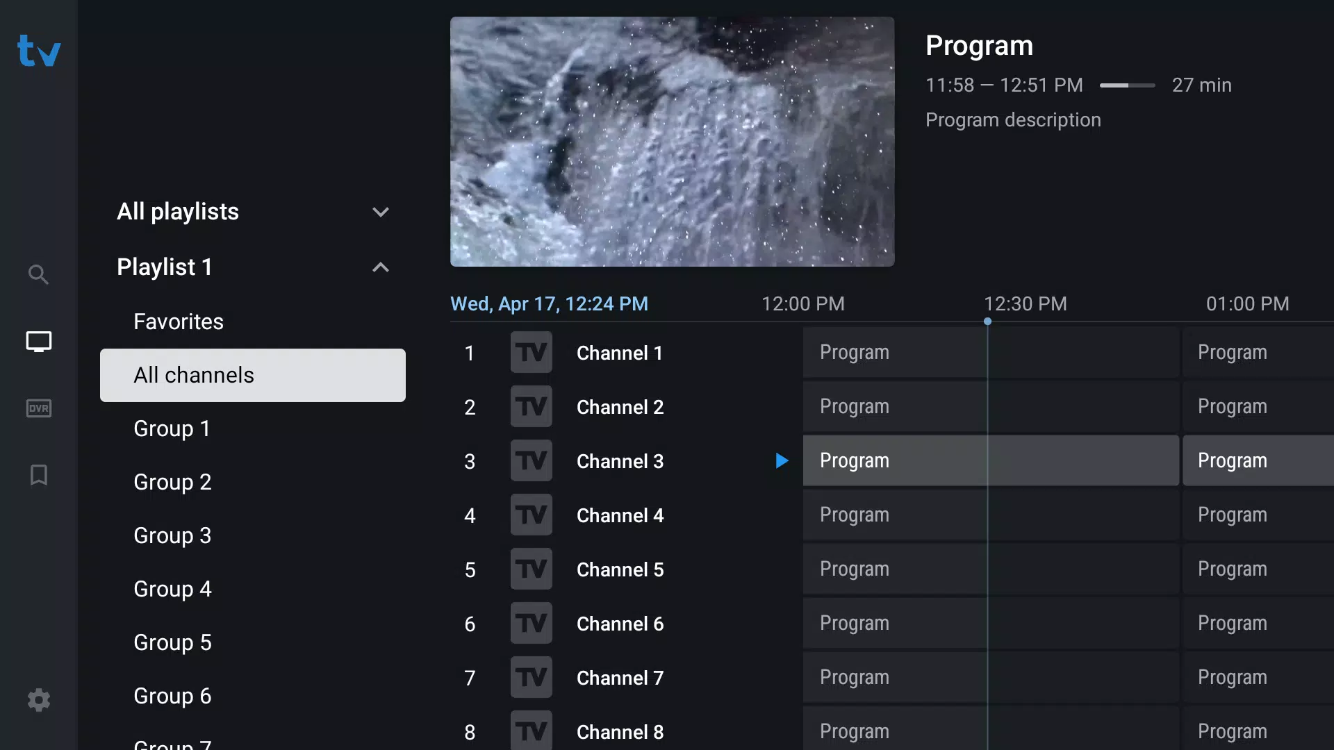 TiviMate IPTV Player应用截图第1张