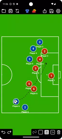 Coach Tactic Board: Soccer Ekran Görüntüsü 3