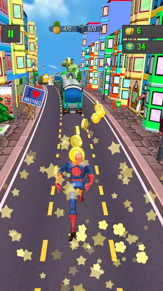 Subway Spider World スクリーンショット 2