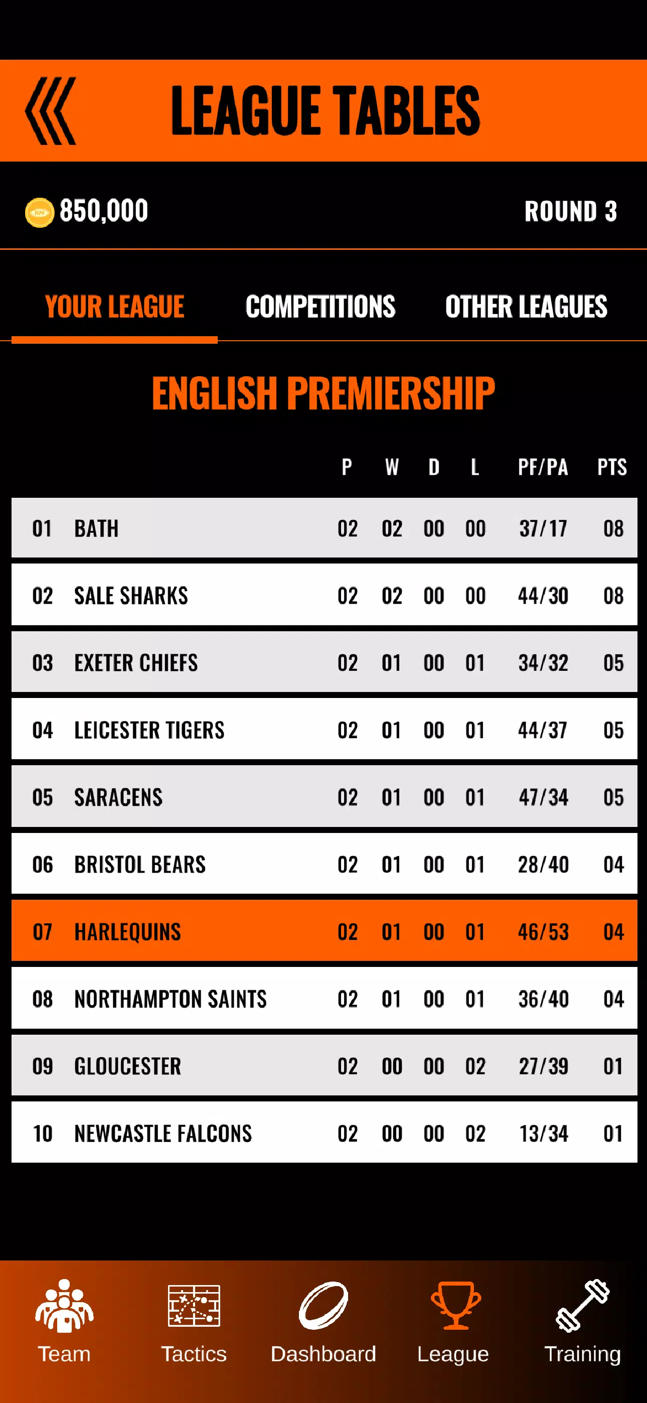 Rugby Manager 25 Screenshot 4