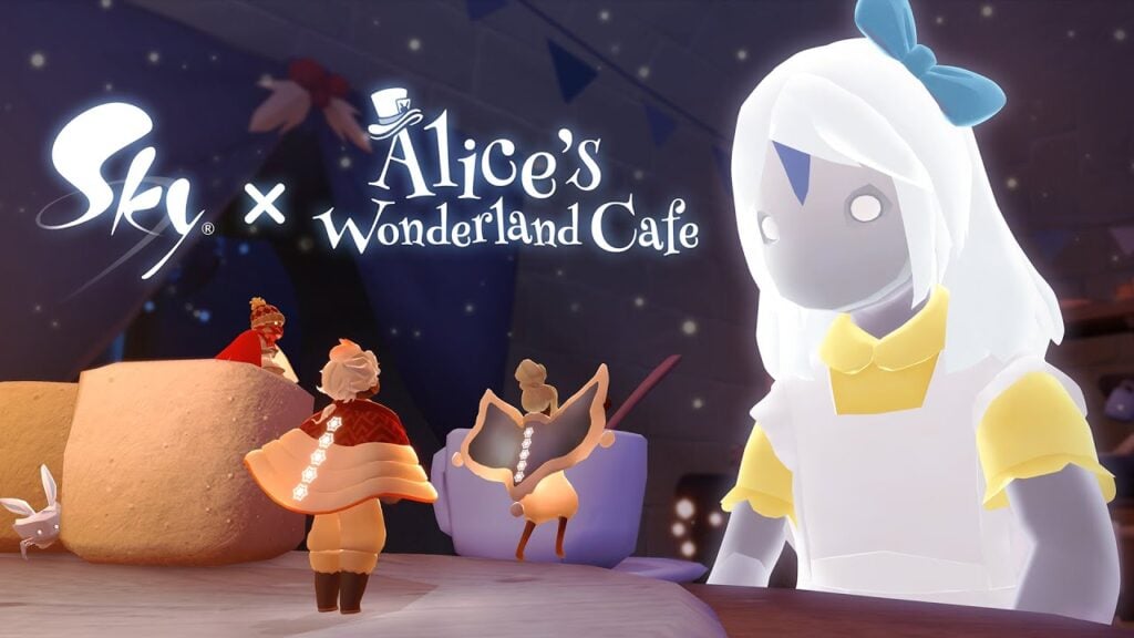 Sky: Filhos da Luz Está lançando um evento temático de férias com Alice’s Wonderland Café!